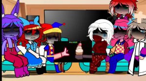 🕷| The Amazing Digital Circus React to Fnaf/Afton Family | part 1/1 | gacha |🕷