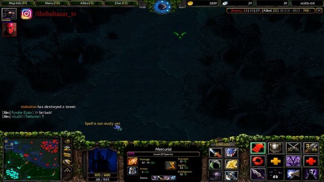 DOTA SPECTRE vs MEEPO (SUPER HARD GAME) смотреть онлайн
