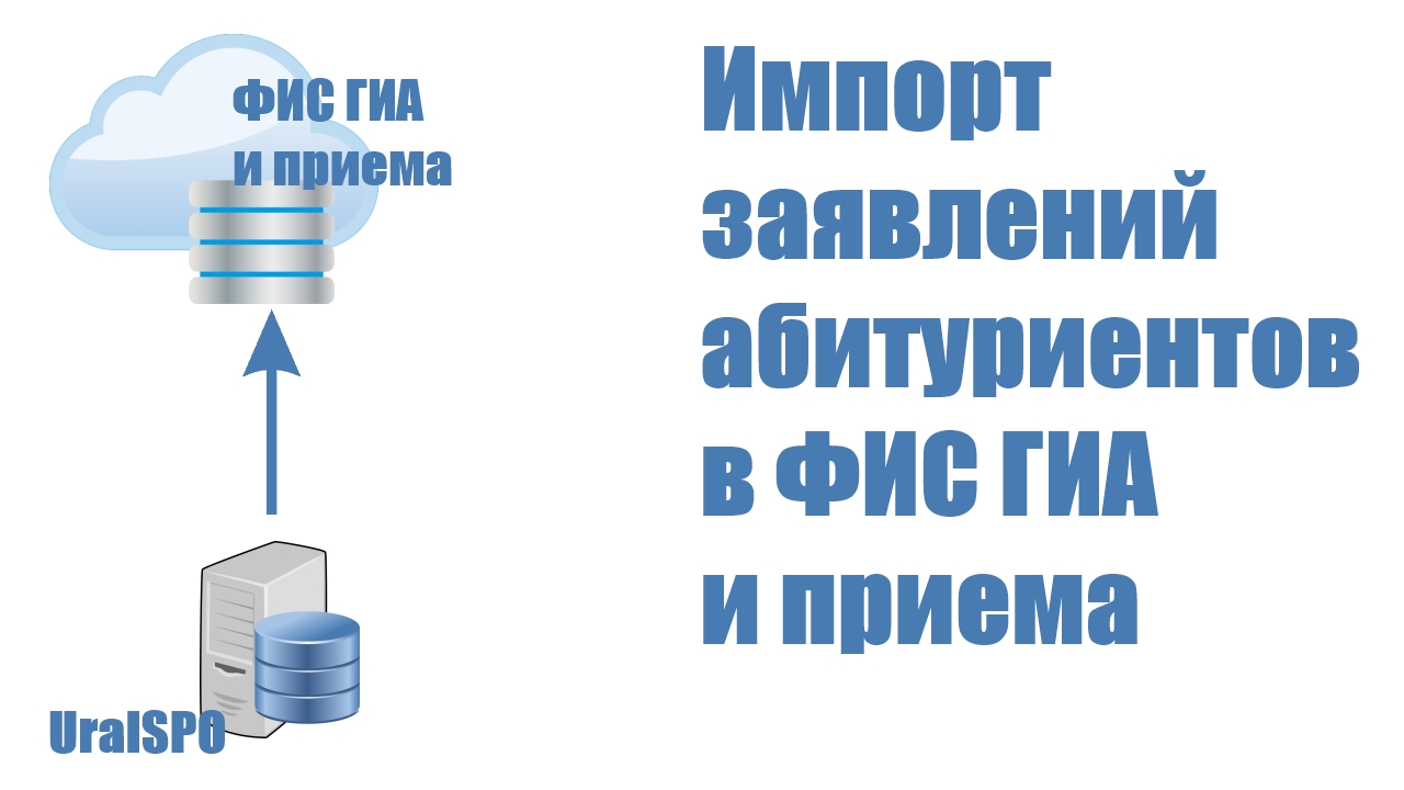 демонстрация импорта заявлений в ФИС ГИА и приема