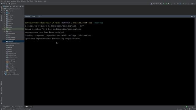 Part 5 - Install and Bootstrap Codeception [How to use TDD to build a REST API in Laravel 6] смотреть онлайн