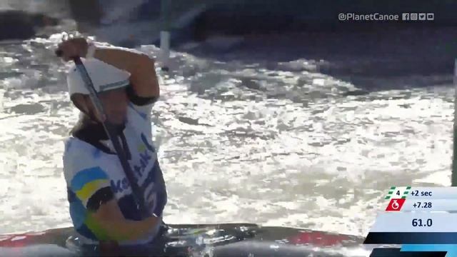 Viktoriia Us Ukraine Final / 2023 ICF Canoe-Kayak Slalom World Cup Ljubljana Slovenia смотреть онлайн