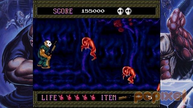Splatterhouse Chrome 1Credit Clear Playthrough TurboGrafx смотреть онлайн