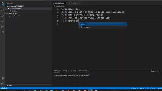 How To Install Cypress on Windows | Cypress Tutorial for Beginners- Installation and Project set up смотреть онлайн
