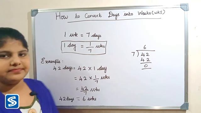 How to Convert Days into Weeks | Days to weeks смотреть онлайн