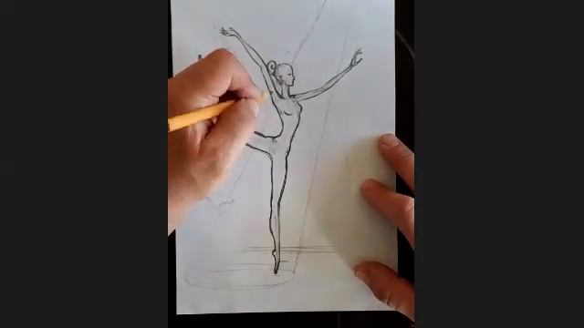 Рисуем человека в движении! смотреть онлайн