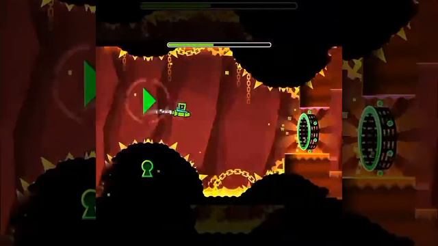 Проходим второй уровень в Geometry Dash смотреть онлайн