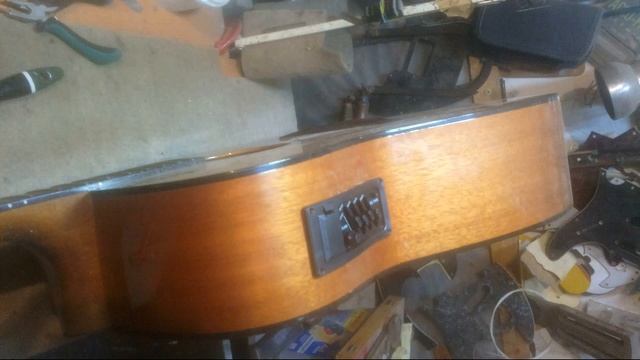 Установка пьезо датчика (пошаговое пособие :) Акустическая гитара Yamaha FG 700 S смотреть онлайн