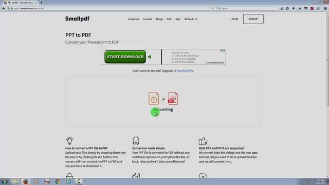 How to convert Excel to PDF , PPT to PDF online in telugu #3 | Free Online PDF Converter Telugu смотреть онлайн