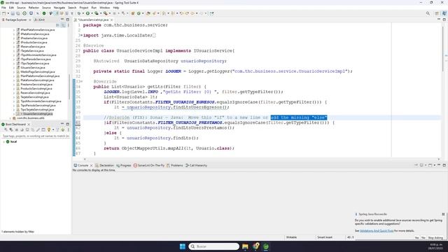 Solución (FIX): Sonar - Java: Move this "if" to a new line or add the missing "else" смотреть онлайн