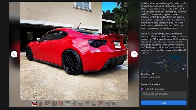 Ranking every SCION FR-S for sale on Facebook Marketplace смотреть онлайн