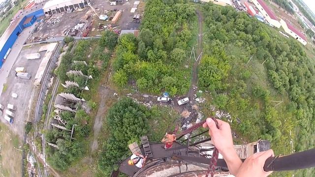 Ropejumping Полтинник 55м GoPro 21/07/13 53+м полета Жени смотреть онлайн