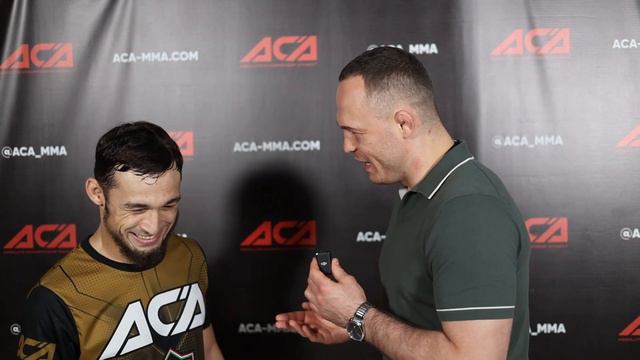 ACA 164: Мансур Хатуев | Слова после боя смотреть онлайн