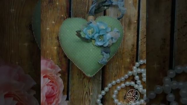 Винтажные текстильные сердца Тильда 1 смотреть онлайн