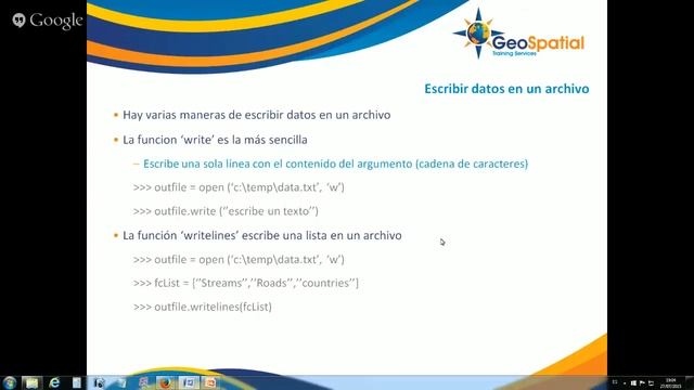 5.- Curso Básico Python para GIS: Gestión de Archivos (txt, csv,...) смотреть онлайн