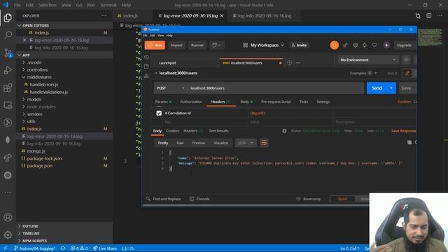 (Bangla) Advanced Node.js with Express 026: Error logging with winston through multiple transport смотреть онлайн