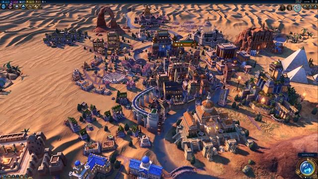 Civ 6 AI Only Timelapse: Cities Through the Ages смотреть онлайн