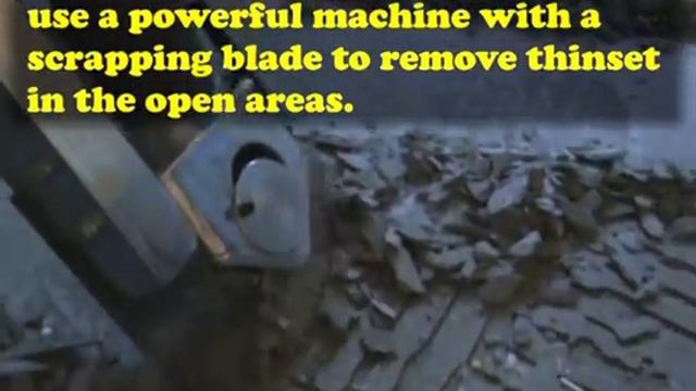 Removing thinset for tile the easy way - Summerfield FL смотреть онлайн
