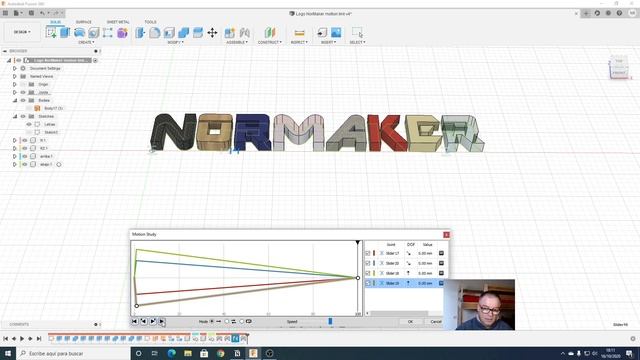 VIDEO renderizado con MOTION STUDY rehaciendo mi cabecera en Fusion 360 смотреть онлайн