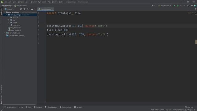161 - Movendo e clicando o mouse com Pyautogui Python смотреть онлайн