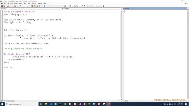 012 SQL INNER JOIN With dao لمحة عن الانضمام في لغة SQL смотреть онлайн