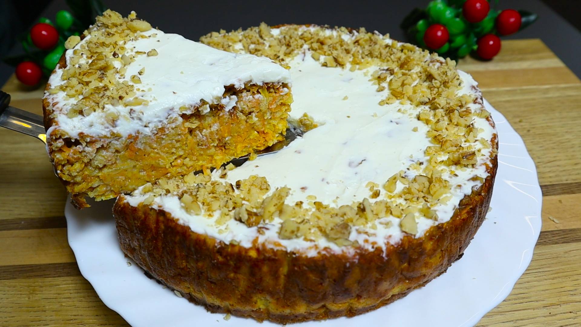 Нереально вкусный пирог с яблоками и морковью. Без сахара и муки.  Самый любимый десерт.