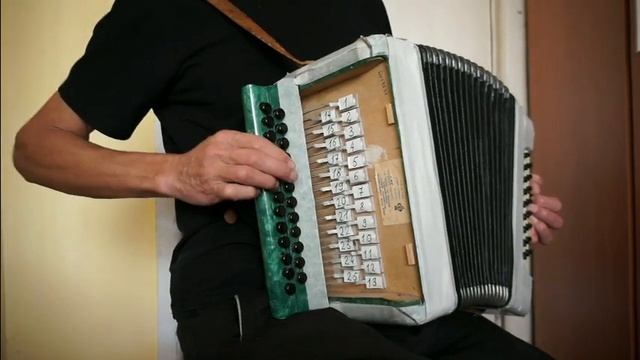 Позарастали стёжки-дорожки (простой вариант) разбор на гармони №-148 с цифрами смотреть онлайн