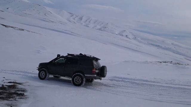 Вулкан Авача! Камчатка! Подъем к подножью на авто зимой! смотреть онлайн