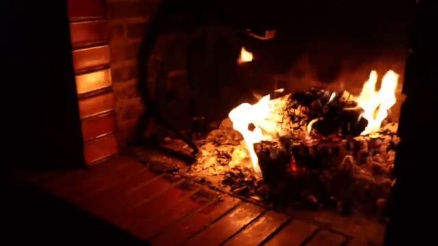 Треск дров в печи. / Шум огня. / Звуки огня для снятия стресса, расслабления. смотреть онлайн
