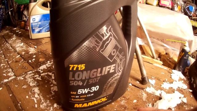 МАСЛО MANNOL 5W-30 LONGLIFE 7715 - ОТЛИЧНОЕ МАСЛО ДЛЯ  VAG.