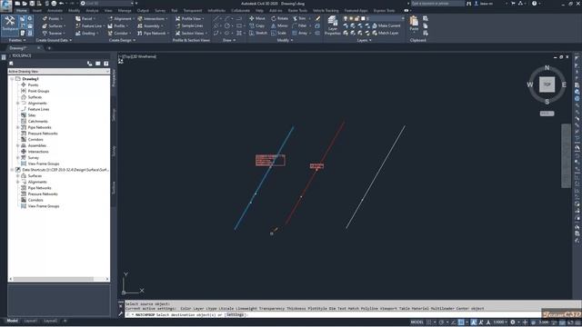 Civil 3D - How to use Match Properties command for Civil 3D objects and labels смотреть онлайн