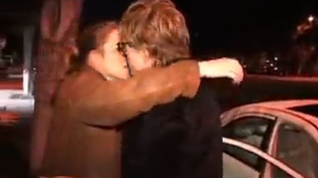Robert Redford And Daughter Amy Redford Leaving L.A Restaurant