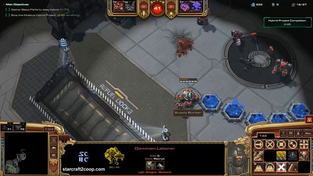 Starcraft 2 Coop Mengsk Guide - Fast Expanding on Part and Parcel смотреть онлайн