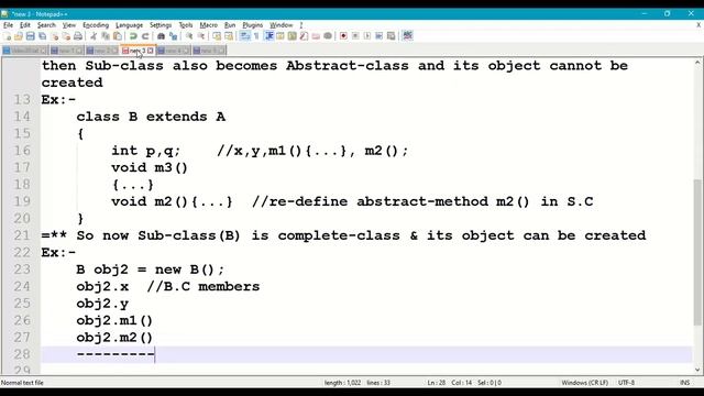 88. Abstract Classes and Abstract Methods in Java || In-Complete classes || In-Complete Methods смотреть онлайн
