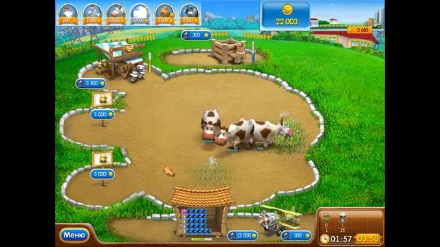Веселая ферма. Печем пиццу , 50 уровень (Перекресток 6) смотреть онлайн