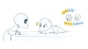 Дети Санса [Санс и Альфис] Часть 13 (undertale comic dub)