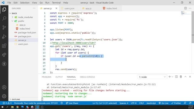 Display single data in node js by id in url смотреть онлайн