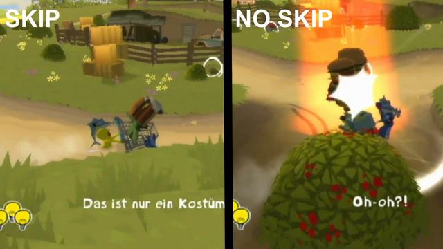 Rabbids go home glitch - Country free for all cutscene skip смотреть онлайн