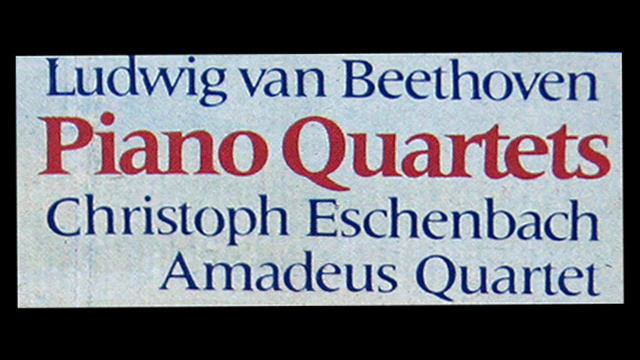Beethoven / Amadeus Quartet / C. Eschenbach, 1970: Piano Quartet in D Major, WoO 36, No. 2 смотреть онлайн