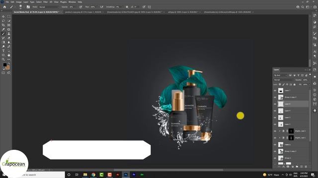 Creative Social Media Graphic Post Design Tutorial | Adobe Photoshop смотреть онлайн