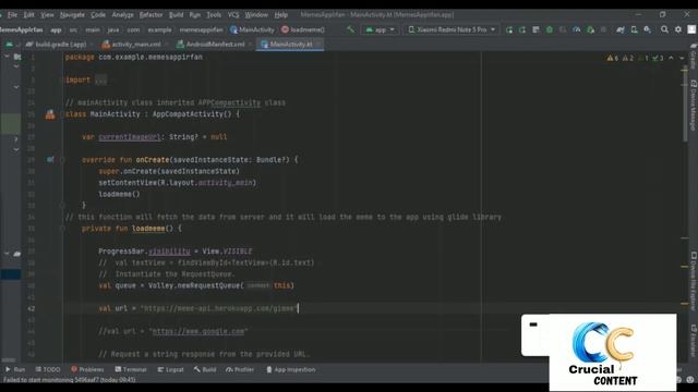 MemeShareApp|Android Studio| Volley and Glide library|API call |Android memeshareapp @AnujBhaiya смотреть онлайн