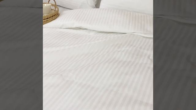 Постельное белье страйп-сатин повышенной плотности, 100% хлопок