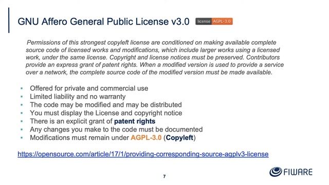 FIWARE Community: Choosing Open Source Licenses for FIWARE Components смотреть онлайн