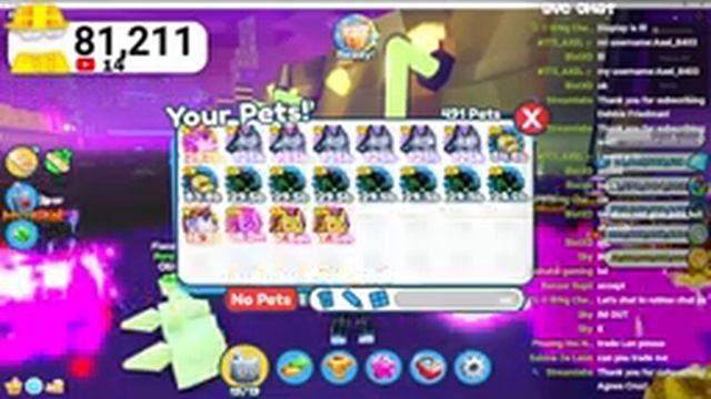 (?LIVE) DREAM HUGE Pet Giveaway In Pet Simulator X смотреть онлайн