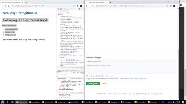 Intro to Jekyll Themes and Layout Creation in GitHub Pages смотреть онлайн
