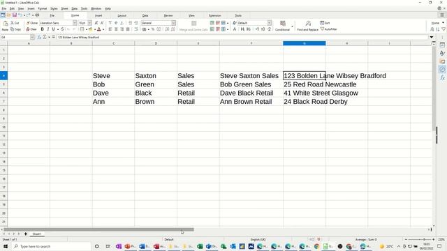 How to join cells together in LibreOffice Calc, Concatenation. смотреть онлайн