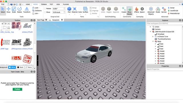 Roblox Car Tutorial Banner And Decals смотреть онлайн