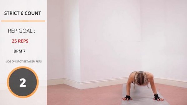 Burpees for Beginners || 50 Strict 6 Count Burpees Workout (follow along)?