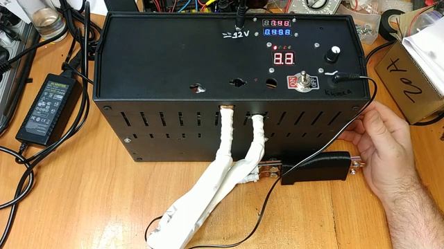 Ещё вариант точечной сварки на ионисторах. смотреть онлайн