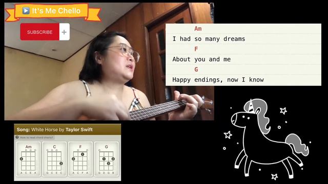 White Horse Ukulele Play Along смотреть онлайн