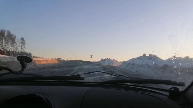 Дорогу подсыпали песком. Заказали бампер. смотреть онлайн